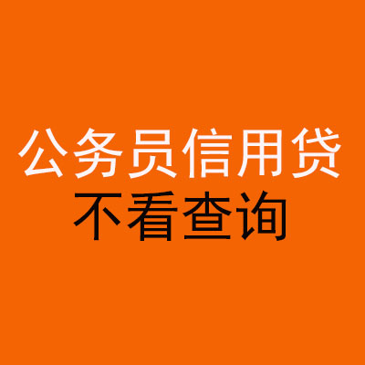 龙安公务员信用贷款